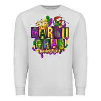 Dove Grey mardi gras queen Premium Sweatshirt - FaDigitalArtStudio