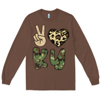 Chestnut Peace Love Long Sleeve Tee - Bettercallsaul