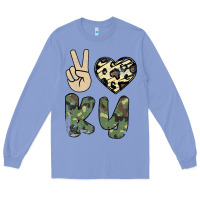 Colony Blue Peace Love Long Sleeve Tee - Bettercallsaul