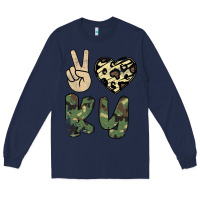 Navy Peace Love Long Sleeve Tee - Bettercallsaul