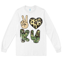 White Peace Love Long Sleeve Tee - Bettercallsaul
