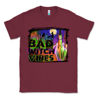 Burgundy bad witch vibes Classic Tee - JahusDesignShop