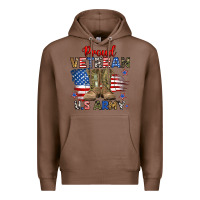 Chestnut proud veteran u.s army Premium Hoodie - RanaPortraitStore