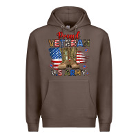 Coffee proud veteran u.s army Premium Hoodie - RanaPortraitStore