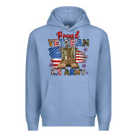 Colony Blue proud veteran u.s army Premium Hoodie - RanaPortraitStore