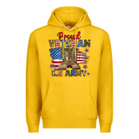 Lemon proud veteran u.s army Premium Hoodie - RanaPortraitStore