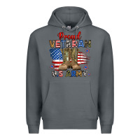 Rock proud veteran u.s army Premium Hoodie - RanaPortraitStore