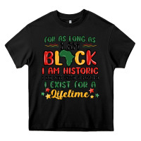 Black black history month malia Heavy Core Tee - MaliasSmallBusiness