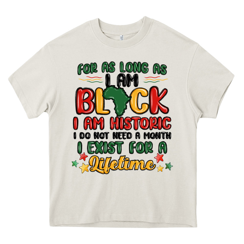 Black History Month Malia Heavy Core Tee by MaliasSmallBusiness | Teevron