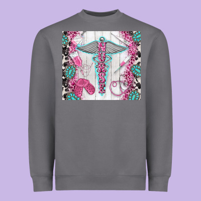 Nurse Heavyweight Sweatshirt Designed By Tumblerdesignbyshophia