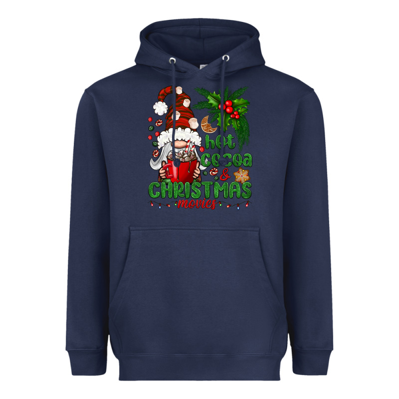Hot Cocoa And Christmas Movie Heavyweight Hoodie by BundleAndBundleShop | Teevron