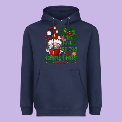 Hot Cocoa And Christmas Movie Heavyweight Hoodie Designed By Bundleandbundleshop