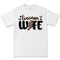 White lineman wife Premium Tee - MaliasSmallBusiness