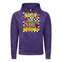 Cloud Purple stay skeleton hand spooky Vintage Hoodie - LillyAllenDesigns
