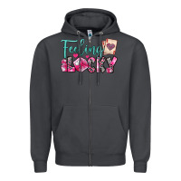 Smoke feeling lucky Zipper Hoodie - OliviaCreatesArt