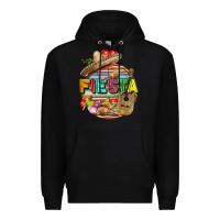 Black Fiesta Premium Hoodie - FaDigitalArtStudio