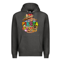 Charcoal Heather Fiesta Premium Hoodie - FaDigitalArtStudio