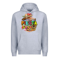 Heather Grey Fiesta Premium Hoodie - FaDigitalArtStudio