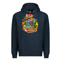 Navy Fiesta Premium Hoodie - FaDigitalArtStudio