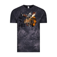 Cloud Black It Moose Be Fall Vintage Tee - LillyAllenDesigns