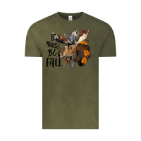Vintage Olive It Moose Be Fall Vintage Tee - LillyAllenDesigns