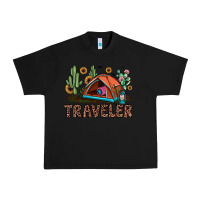 Black traveler Urban Heavy Tee - JahusDesignShop