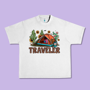 Traveler Urban Heavy Tee Designed By Jahusdesignshop