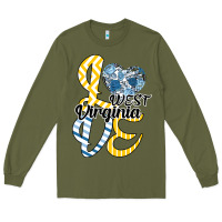 Army Green Love West Virginia Long Sleeve Tee - Bettercallsaul