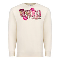 Sandshell Valentine's Day Pig Xoxo Premium Sweatshirt - FaDigitalArtStudio