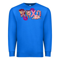 True Royal Valentine's Day Pig Xoxo Premium Sweatshirt - FaDigitalArtStudio