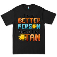 Black im better person when im tan Premium Tee - MaliasSmallBusiness