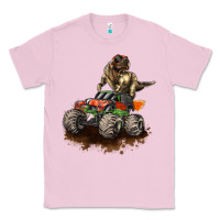Bubblegum Pink monster truck and t rex dinosaur Classic Tee - LillyAllenDesigns