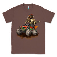 Chestnut monster truck and t rex dinosaur Classic Tee - LillyAllenDesigns