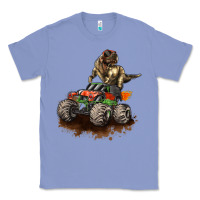 Colony Blue monster truck and t rex dinosaur Classic Tee - LillyAllenDesigns