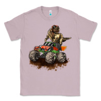 Lilac monster truck and t rex dinosaur Classic Tee - LillyAllenDesigns
