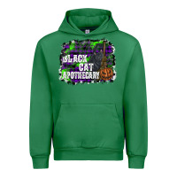 Emerald black cat apothecary Urban Hoodie - SublimationCraftShop