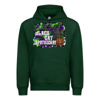Forest Green black cat apothecary Urban Hoodie - SublimationCraftShop