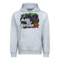 Heather Grey black cat apothecary Urban Hoodie - SublimationCraftShop