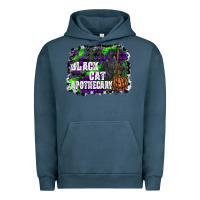 Pigment Midnight Navy black cat apothecary Urban Hoodie - SublimationCraftShop