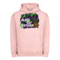 Pigment Salmon black cat apothecary Urban Hoodie - SublimationCraftShop