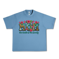 Pebble Blue mom the heart of the family Urban Heavy Tee - Artiststas