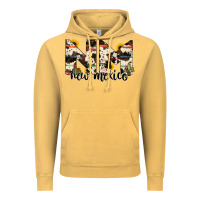 Vintage Mustard new mexico state cowhide serape cactus Vintage Hoodie - RanaPortraitStore
