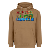Toasted Coconut merry happy chrismukkah Heavyweight Hoodie - FaDigitalArtStudio