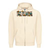Sandshell mama sunflower leopard Zipper Hoodie - OliviaCreatesArt