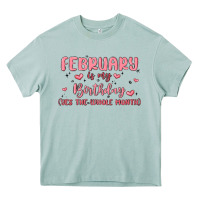 Arona february is my birthday yes the whole month malia Heavy Core Tee - MaliasSmallBusiness
