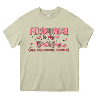 Mossy february is my birthday yes the whole month malia Heavy Core Tee - MaliasSmallBusiness