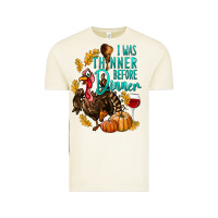 Vintage Arctic I Was Thinner Before Dinner Turkey Thanksgiving Vintage Tee - LillyAllenDesigns