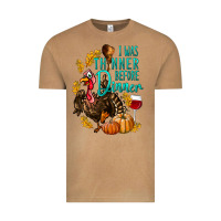 Vintage Camel I Was Thinner Before Dinner Turkey Thanksgiving Vintage Tee - LillyAllenDesigns