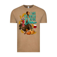 Vintage Coffee I Was Thinner Before Dinner Turkey Thanksgiving Vintage Tee - LillyAllenDesigns