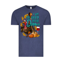 Vintage Denim I Was Thinner Before Dinner Turkey Thanksgiving Vintage Tee - LillyAllenDesigns